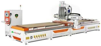 MÁY PHAY CNC NESTING 4 ĐẦU 2 BÀN HT-R4MD