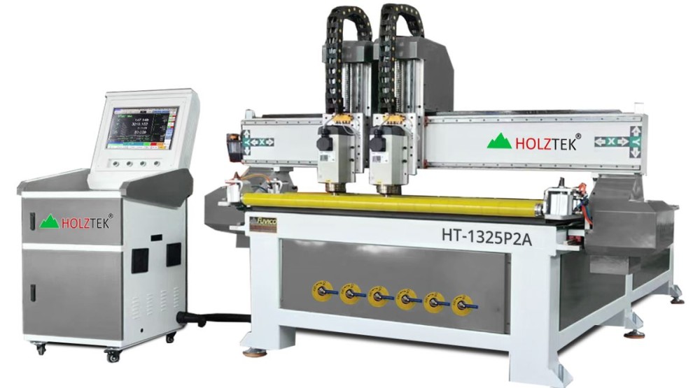 MÁY PHAY CNC ROUTER 2 ĐẦU ĐỘC LẬP HT-1325P2A Holztek