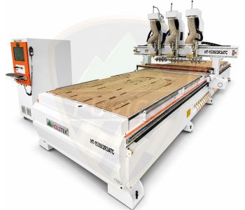 MÁY PHAY CNC ROUTER 3 ĐẦU THAY DAO 2 BÀN KÉP HT-1530x2R3ATC