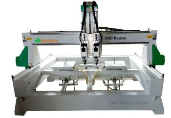 MÁY GIA CÔNG TRUNG TÂM 4D 2 Trục Cắt Ván Ép Plywood Làm Tựa ghế KFC