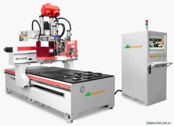 Máy phay cnc router - khoan đa phương