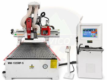 MÁY PHAY CNC ROUTER TRỤC BÀO + CƯA XOAY ĐA HƯỚNG WM-1325RP-S