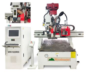 MÁY PHAY CNC TRUNG TÂM + TRỤC CƯA XOAY 5 TRỤC