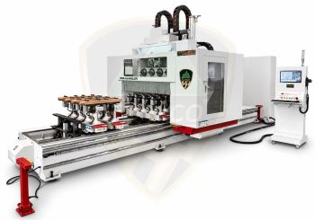 MÁY PHAY KHOAN CNC 4 TRỤC 16 DAO KẸP LẬT 180 ĐỘ WM-4x4A6JR