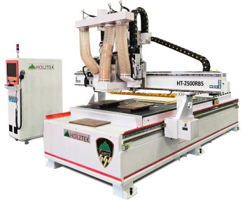 MÁY PHAY KHOAN CNC TRUNG TÂM 3 TRỤC (Router thay dao thẳng hàng - Khoan 5 mặt - cưa xoay)