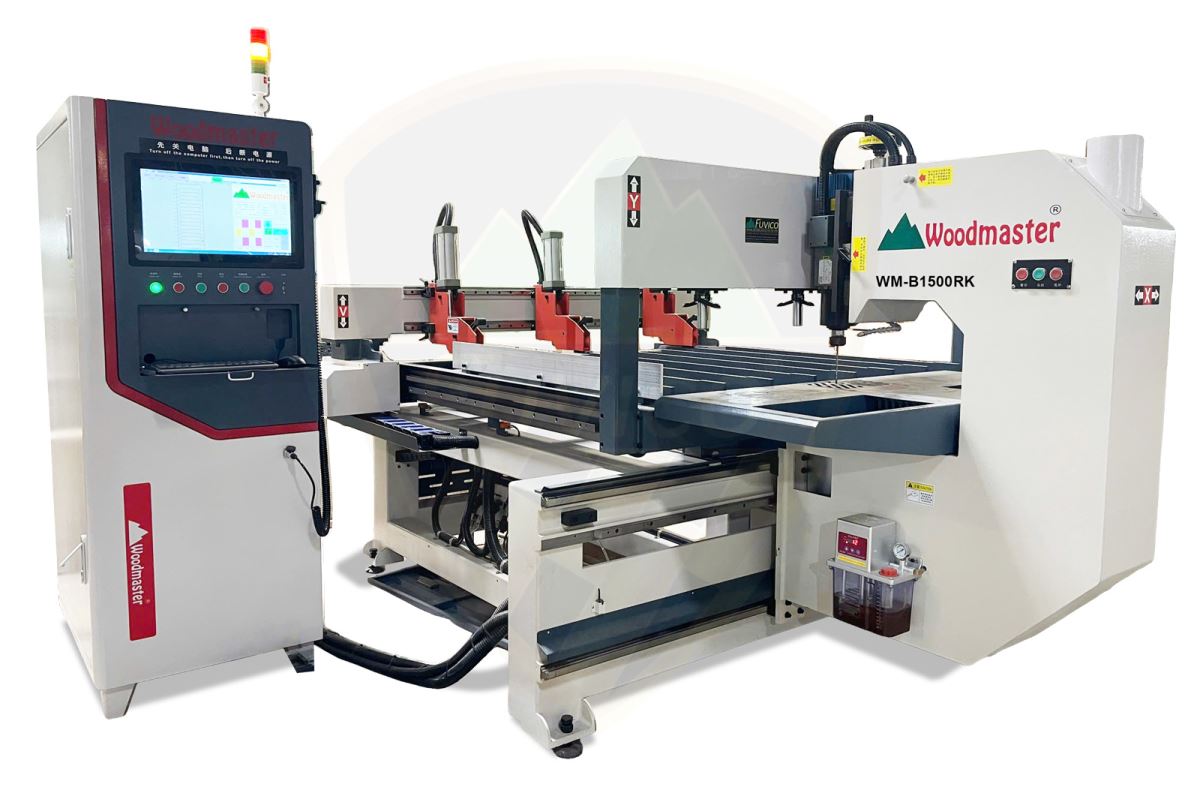 Woodmaster Pin Router Máy Phay Lọng CNC Router 1500mm WM-B1500RK Woodmaster Mới nhất 2025