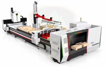 MÁY PHAY LỌNG CNC ROUTER 2 BÀN LÀM VIỆC (Full Auto) WM-B2500RFA2
