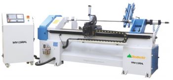 MÁY TIỆN GỖ CNC 2 DAO 1500MM ( tự động nạp phôi )