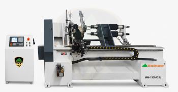 MÁY TIỆN GỖ CNC 2 TRỤC VÀ CHÀ NHÁM CHỔI TỰ ĐỘNG WM-1500A2SL