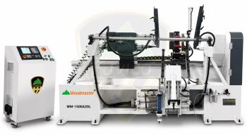 MÁY TIỆN GỖ CNC 2 TRỤC VÀ CHÀ NHÁM CHỔI TỰ ĐỘNG WM-1500A2SL