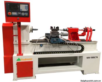 MÁY TIỆN GỖ CNC 4 DAO XOAY (option bộ kẹp tiện chi tiết)