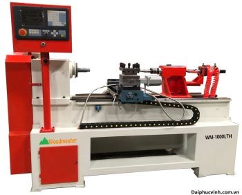 MÁY TIỆN GỖ CNC 4 DAO XOAY (option bộ kẹp tiện chi tiết)