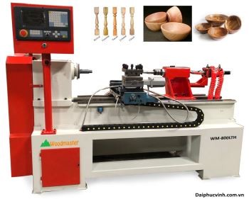 MÁY TIỆN GỖ CNC 800MM TẢI NẶNG