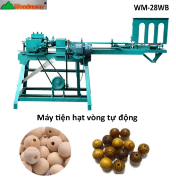 MÁY TIỆN HẠT VÒNG GỖ TỰ ĐỘNG WM-28WB