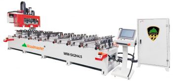 Máy làm mộng âm cnc 5 đầu Plus  WM-5H4.5 ( bàn 4,5m )