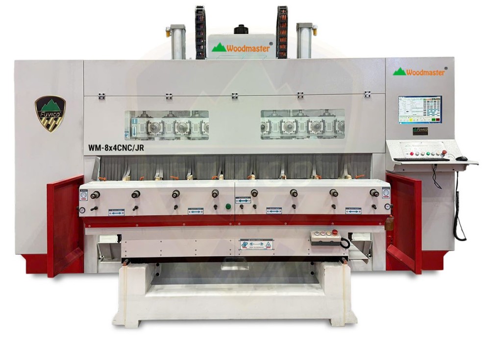 Máy phay khoan Cnc 8 trục 32 dao kẹp chống tâm xoay 360 độ WM-8x4CNC/JR