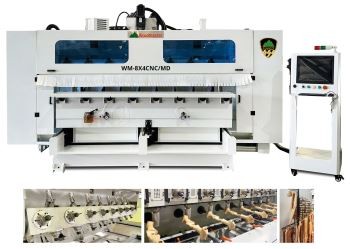MÁY PHAY KHOAN CNC 8 TRỤC 32 DAO KẸP CHỐNG TÂM XOAY 360 ĐỘ